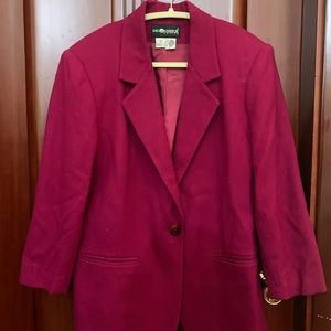 Sag harbor vintage plum blazer